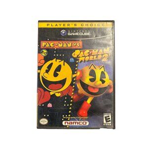 Pac-Man Vs. & Pac-Man World 2 Nintendo GameCube Two-Disc Set Complete With Case